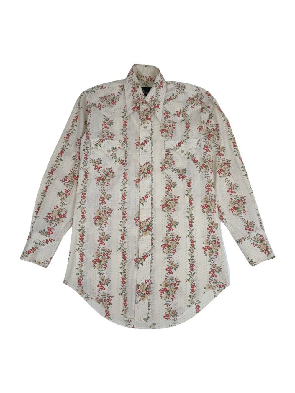 Vintage Champion Westerns Floral Button Up Shirt M